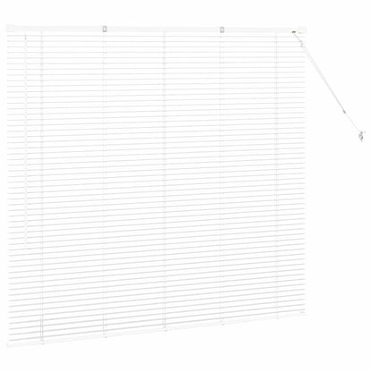 Raam Blind met gordijnen Anders Wit 80 x 130 cm Aluminium