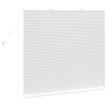 Raam Blind met gordijnen Anders Wit 80 x 130 cm Aluminium