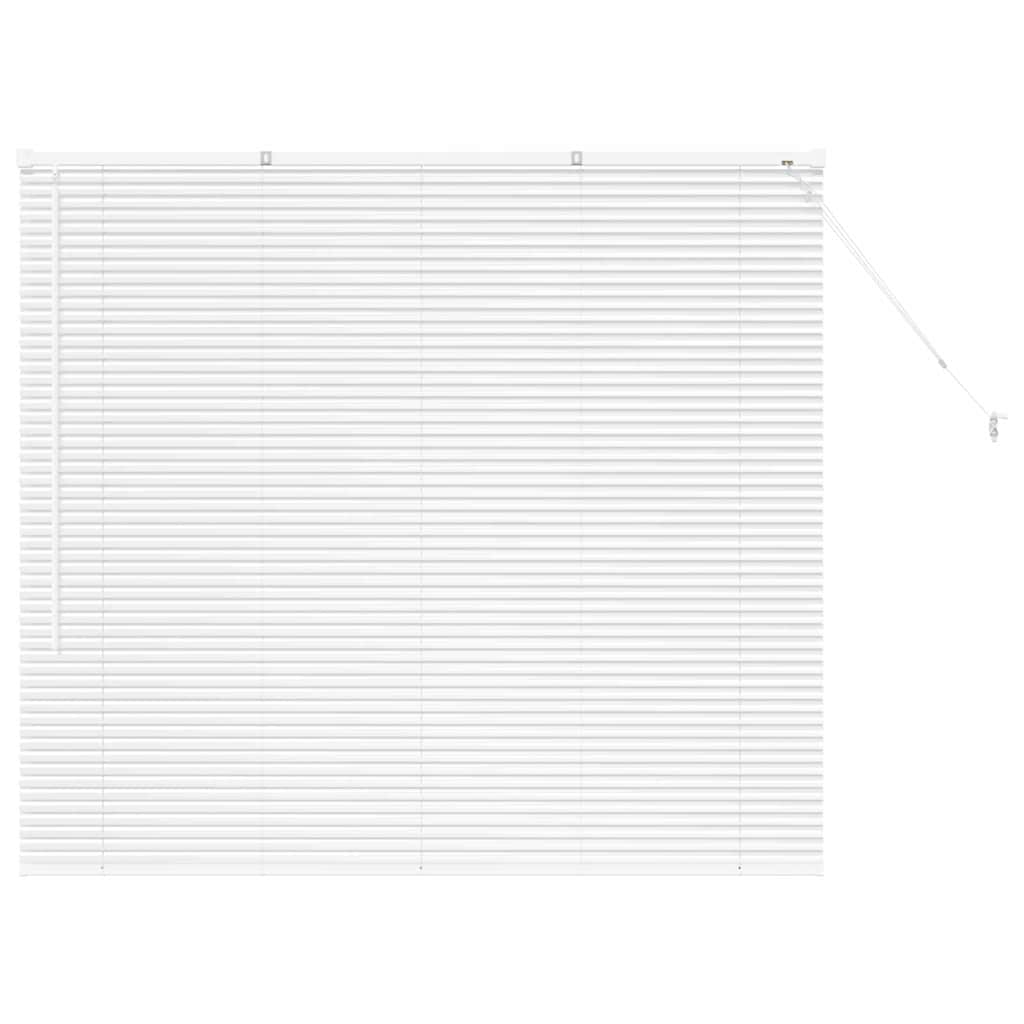 Raam Blind met gordijnen Anders Wit 80 x 130 cm Aluminium