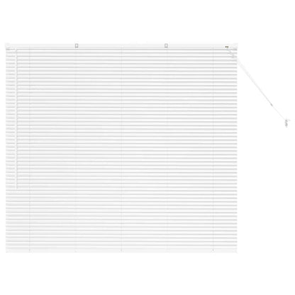 Raam Blind met gordijnen Anders Wit 80 x 130 cm Aluminium