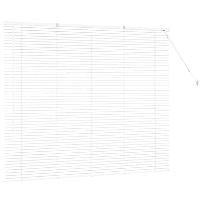 Raam Blind met gordijnen Anders Wit 80 x 130 cm Aluminium