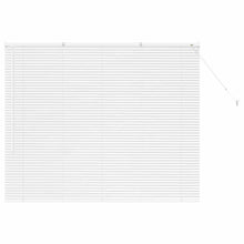 Raam Blind met gordijnen Anders Wit 80 x 130 cm Aluminium