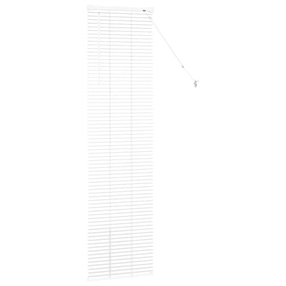 Raam Blind met gordijnen Anders Wit 80 x 130 cm Aluminium