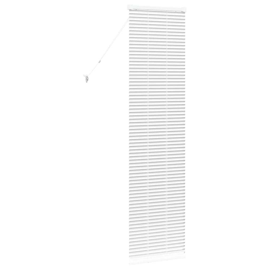 Raam Blind met gordijnen Anders Wit 80 x 130 cm Aluminium