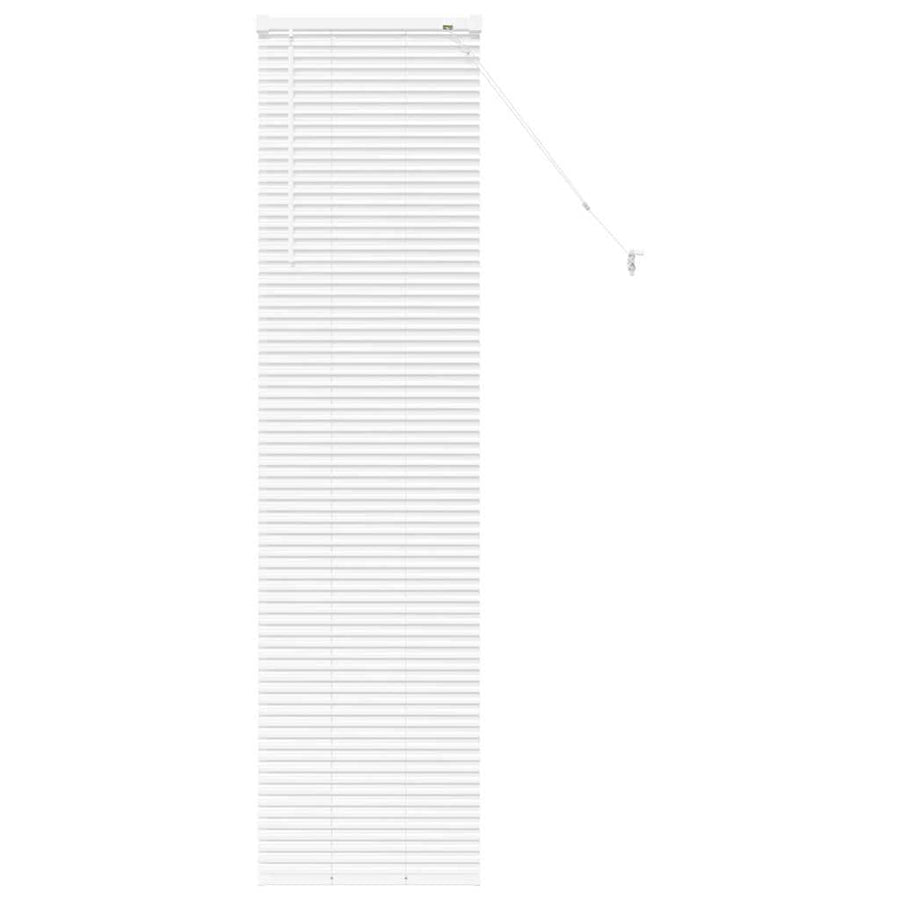 Raam Blind met gordijnen Anders Wit 80 x 130 cm Aluminium