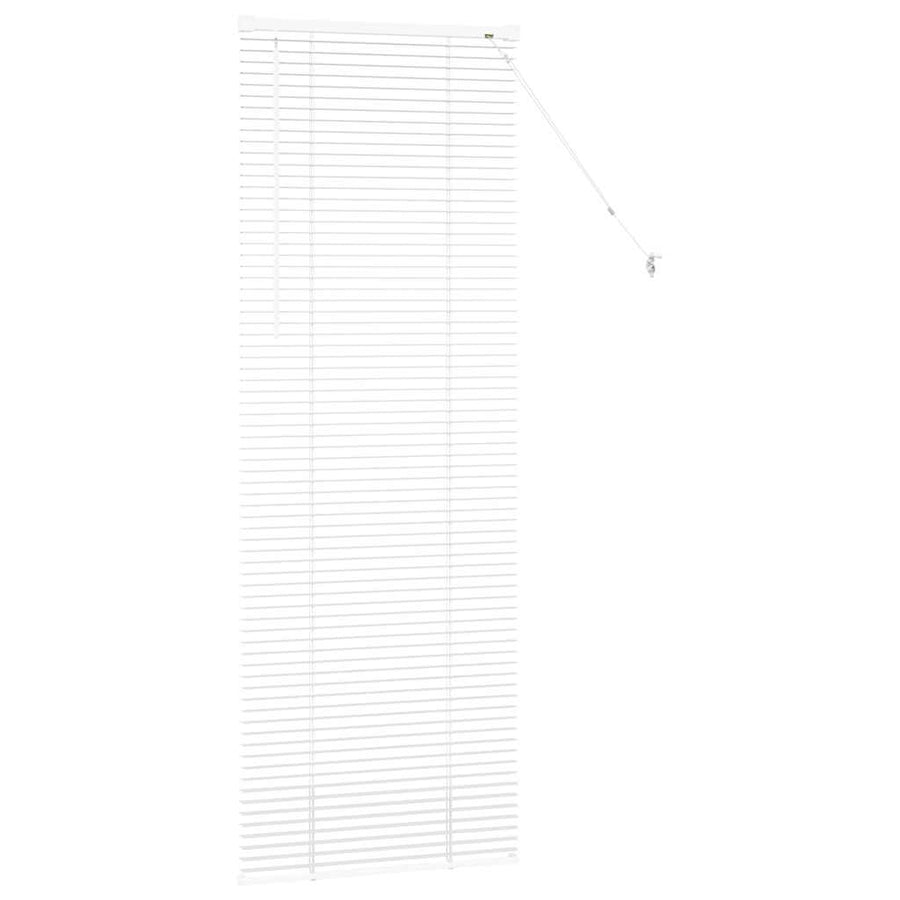Raam Blind met gordijnen Anders Wit 80 x 130 cm Aluminium