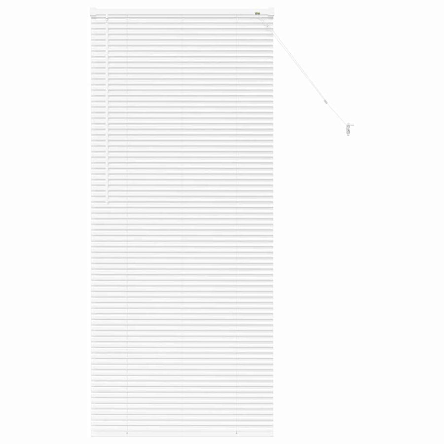 Raam Blind met gordijnen Anders Wit 80 x 130 cm Aluminium