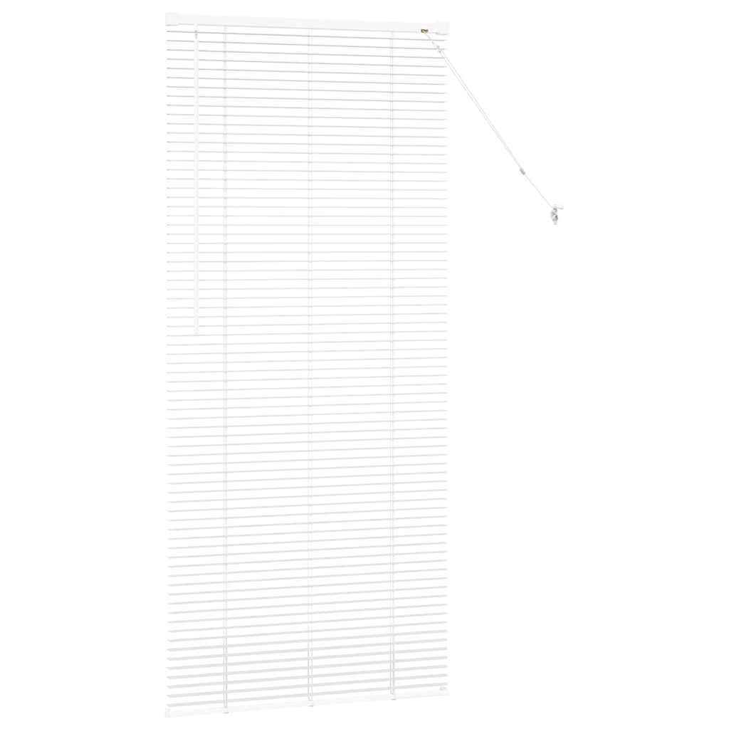 Raam Blind met gordijnen Anders Wit 80 x 175 cm Aluminium