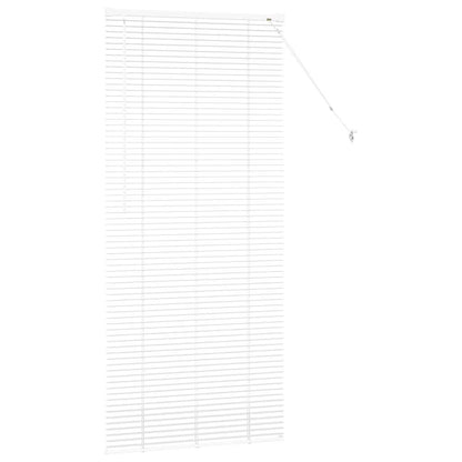 Raam Blind met gordijnen Anders Wit 80 x 175 cm Aluminium
