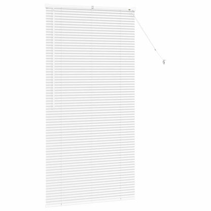 Raam Blind met gordijnen Anders Wit 85 x 175 cm Aluminium