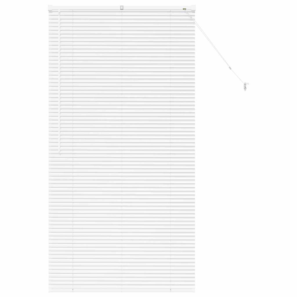 Raam Blind met gordijnen Anders Wit 85 x 175 cm Aluminium