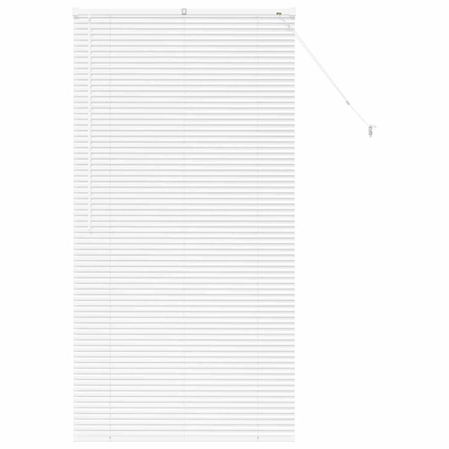 Raam Blind met gordijnen Anders Wit 85 x 175 cm Aluminium