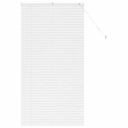 Raam Blind met gordijnen Anders Wit 80 x 130 cm Aluminium