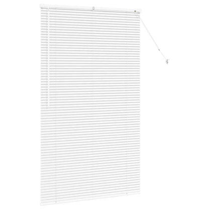 Raam Blind met gordijnen Anders Wit 100 x 175 cm Aluminium