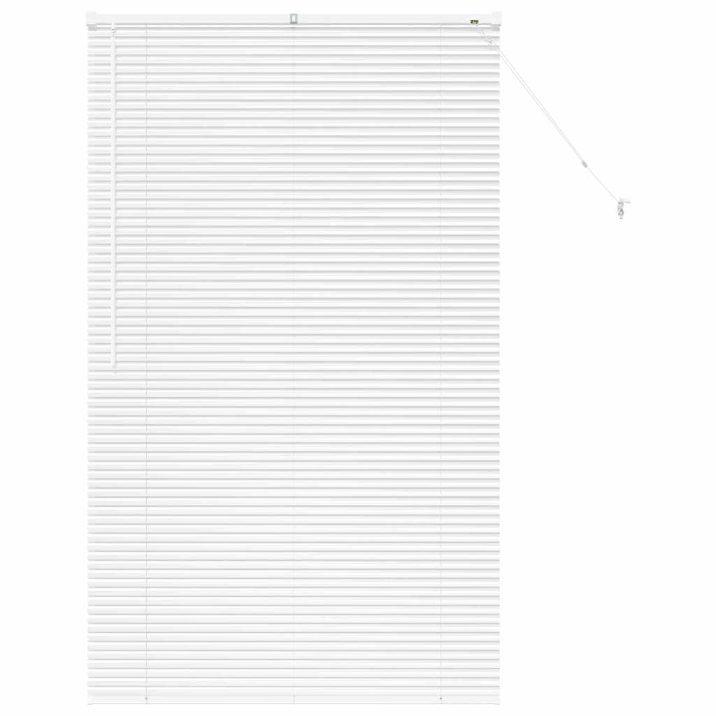Raam Blind met gordijnen Anders Wit 100 x 175 cm Aluminium