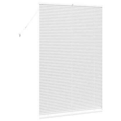 Raam Blind met gordijnen Anders Wit 80 x 130 cm Aluminium