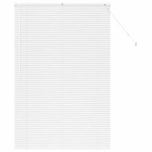 Raam Blind met gordijnen Anders Wit 120 x 175 cm Aluminium