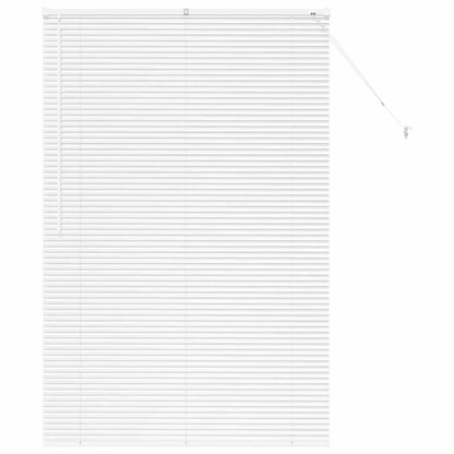 Raam Blind met gordijnen Anders Wit 120 x 175 cm Aluminium