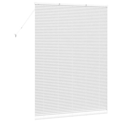 Raam Blind met gordijnen Anders Wit 80 x 130 cm Aluminium