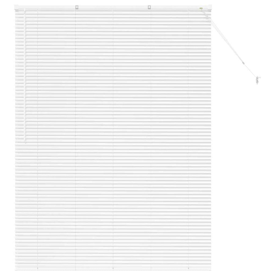 Raam Blind met gordijnen Anders Wit 80 x 130 cm Aluminium