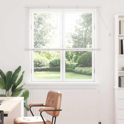 Raam Blind met gordijnen Anders Wit 135 x 175 cm Aluminium