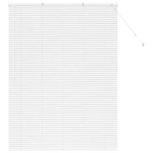 Raam Blind met gordijnen Anders Wit 135 x 175 cm Aluminium