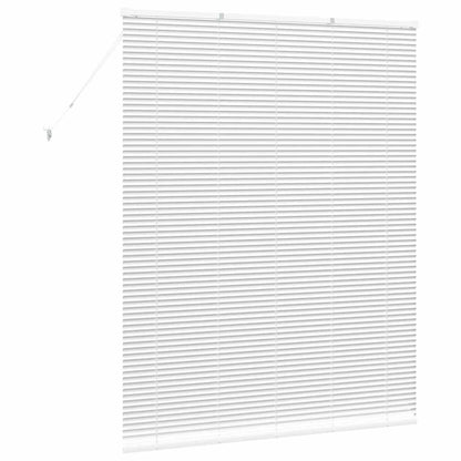 Raam Blind met gordijnen Anders Wit 80 x 130 cm Aluminium