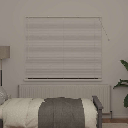Raam Blind met gordijnen Anders Wit 160 x 175 cm Aluminium