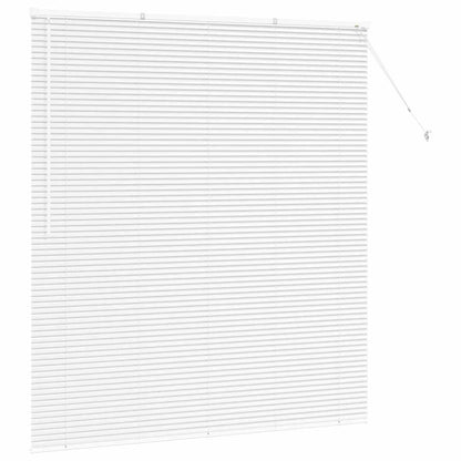 Raam Blind met gordijnen Anders Wit 160 x 175 cm Aluminium