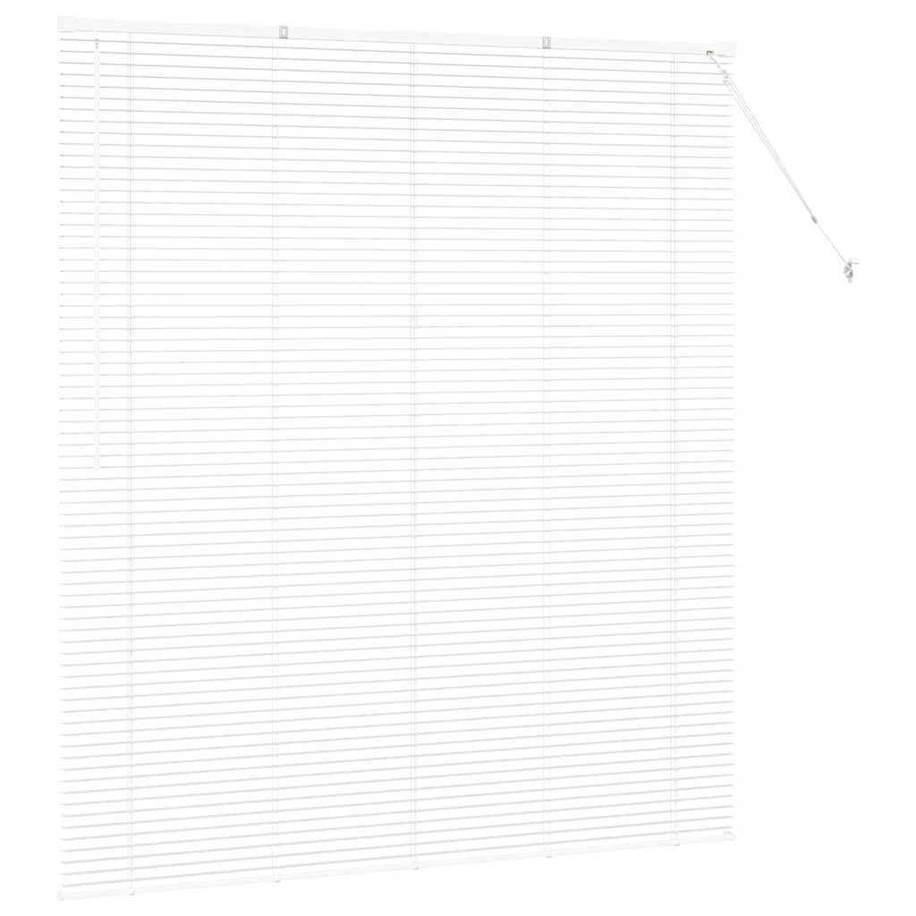 Raam Blind met gordijnen Anders Wit 160 x 175 cm Aluminium
