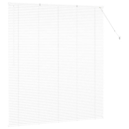 Raam Blind met gordijnen Anders Wit 160 x 175 cm Aluminium