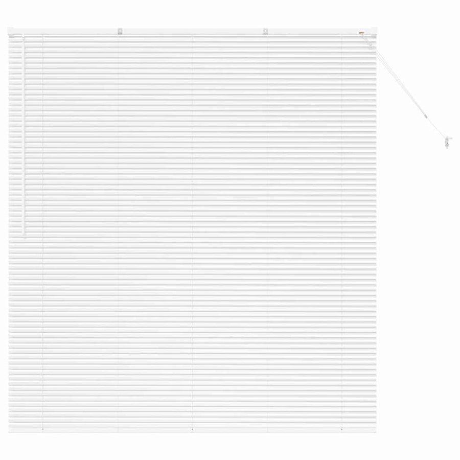 Raam Blind met gordijnen Anders Wit 160 x 175 cm Aluminium