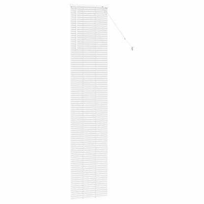 Raam Blind met gordijnen Anders Wit 80 x 130 cm Aluminium