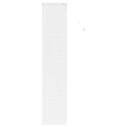 Raam Blind met gordijnen Anders Wit 80 x 130 cm Aluminium