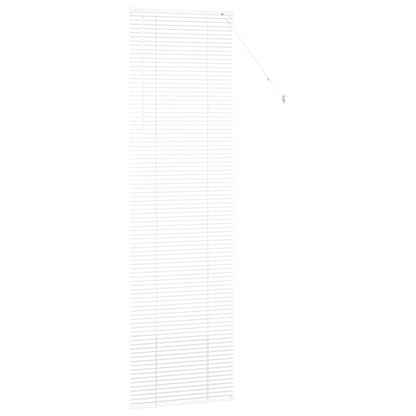 Raam Blind met gordijnen Anders Wit 80 x 130 cm Aluminium