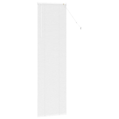 Raam Blind met gordijnen Anders Wit 80 x 130 cm Aluminium