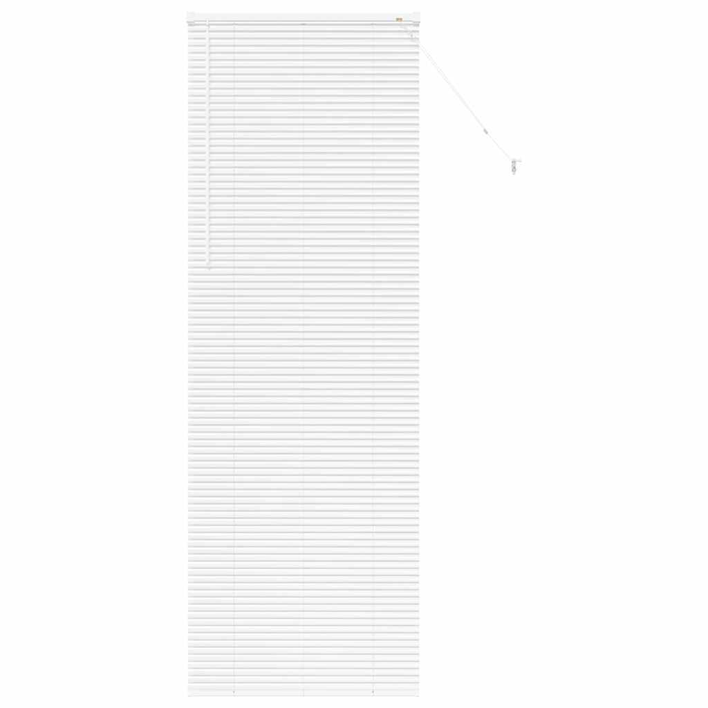 Raam Blind met gordijnen Anders Wit 80 x 130 cm Aluminium