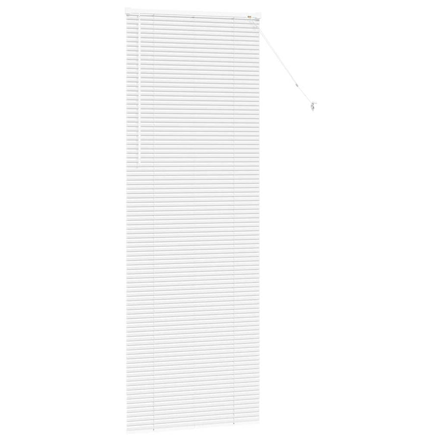 Raam Blind met gordijnen Anders Wit 80 x 220 cm Aluminium