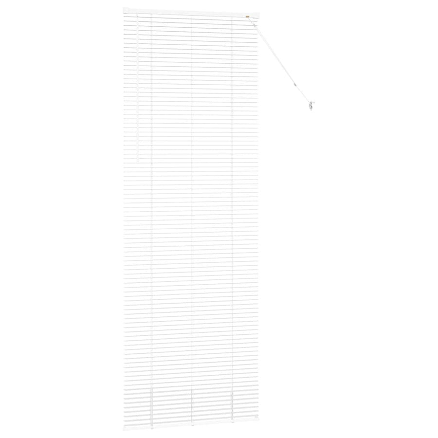 Raam Blind met gordijnen Anders Wit 80 x 220 cm Aluminium