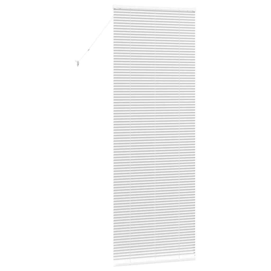 Raam Blind met gordijnen Anders Wit 80 x 220 cm Aluminium
