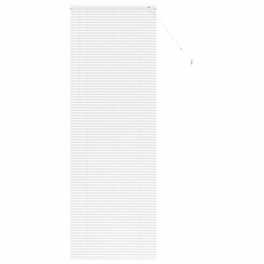 Raam Blind met gordijnen Anders Wit 80 x 220 cm Aluminium