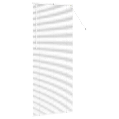 Raam Blind met gordijnen Anders Wit 90 x 220 cm Aluminium