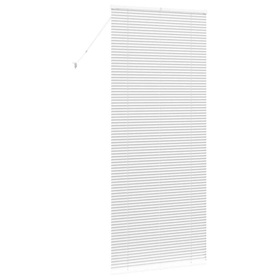 Raam Blind met gordijnen Anders Wit 90 x 220 cm Aluminium