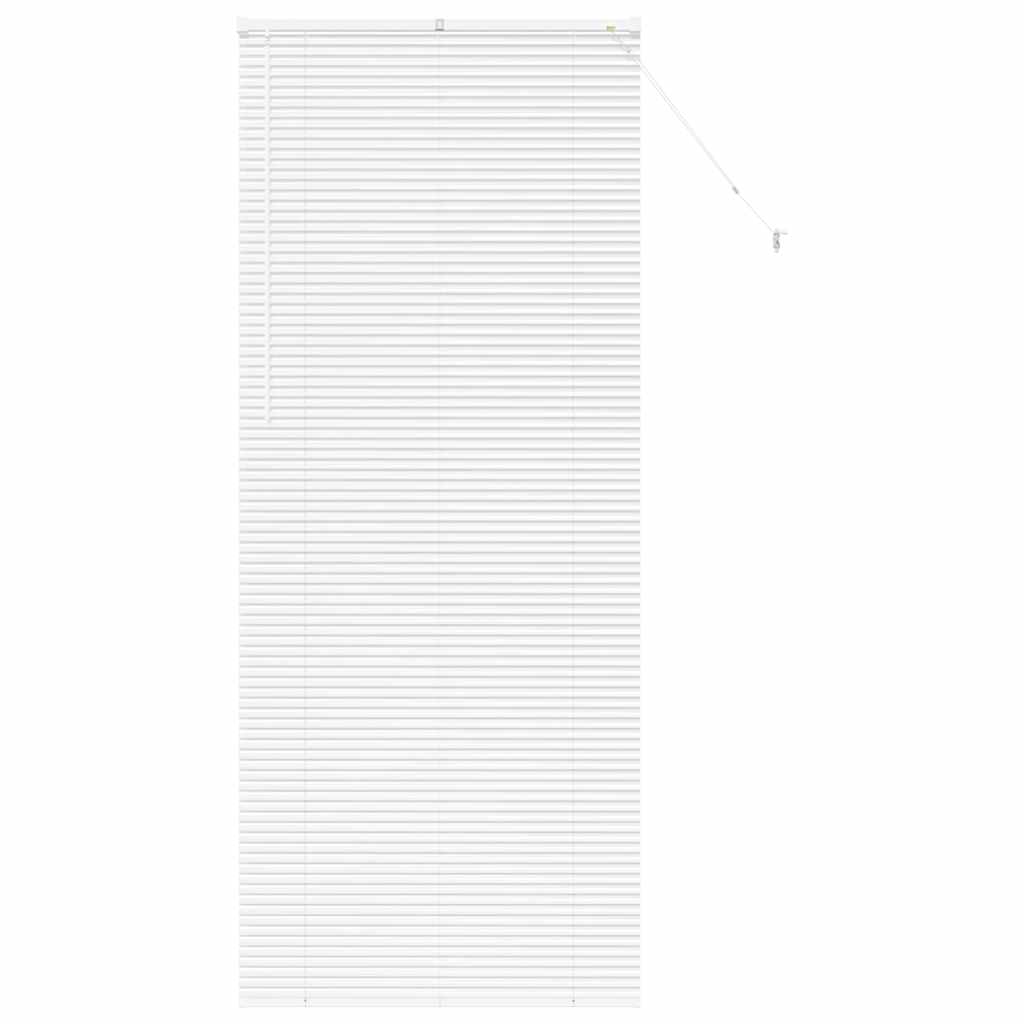 Raam Blind met gordijnen Anders Wit 80 x 130 cm Aluminium