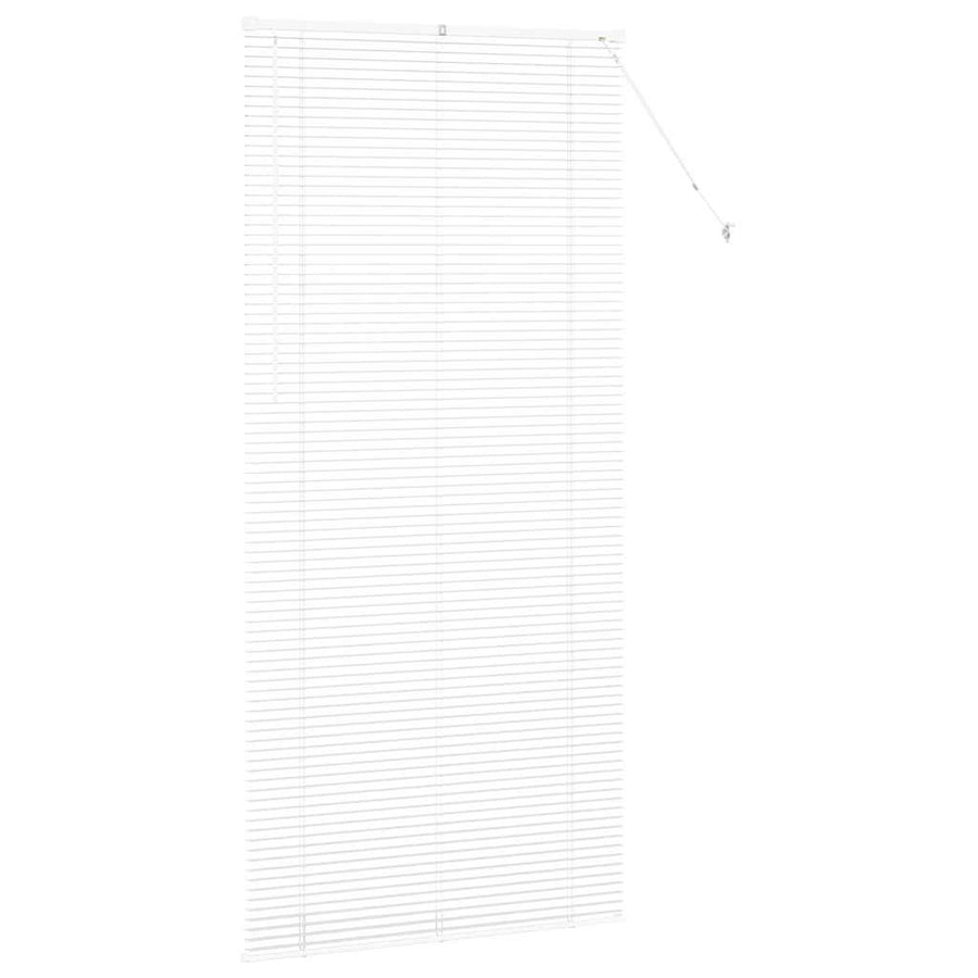 Raam Blind met gordijnen Anders Wit 100 x 220 cm Aluminium