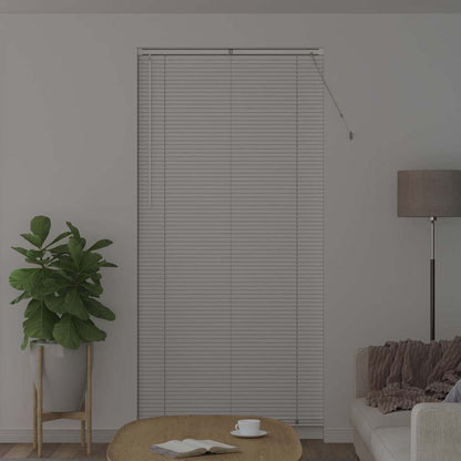 Raam Blind met gordijnen Anders Wit 80 x 130 cm Aluminium