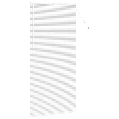 Raam Blind met gordijnen Anders Wit 80 x 130 cm Aluminium