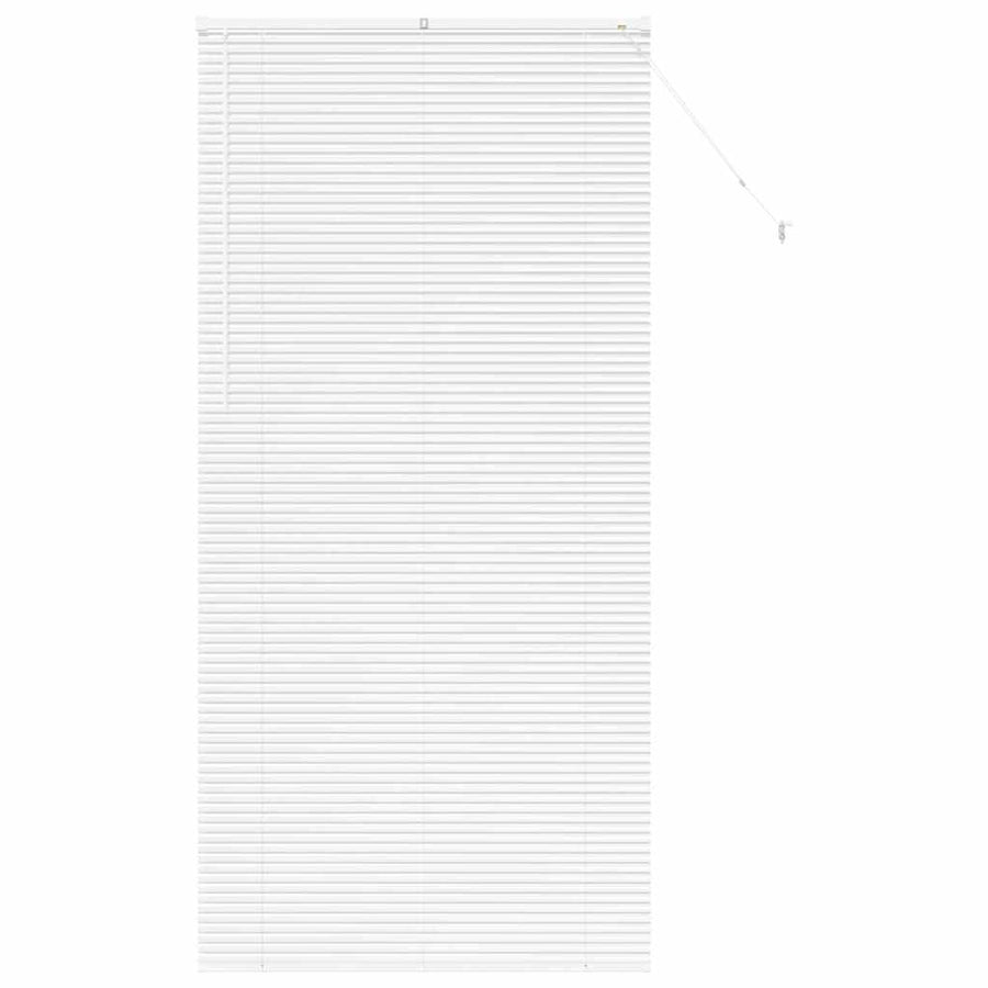 Raam Blind met gordijnen Anders Wit 80 x 130 cm Aluminium