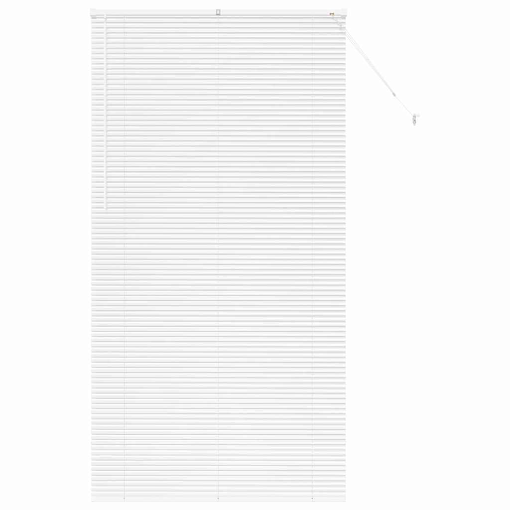 Raam Blind met gordijnen Anders Wit 80 x 130 cm Aluminium
