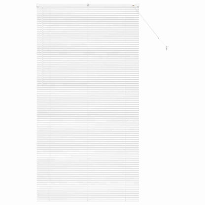 Raam Blind met gordijnen Anders Wit 80 x 130 cm Aluminium